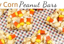 Candy Corn Peanut Bars