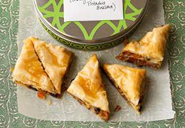 Cherry, Apricot and Pistachio Baklava