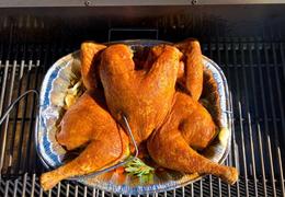 Thanksgiving: Smoked Spatchcock Turkey