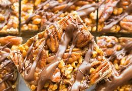 Chocolate Pecan Pie Bars {Keto, Vegan, Paleo}