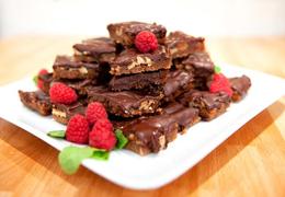 Vegan Turtle Cookie Squares