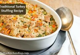 Traditional Turkey Stuffing Recipe (or is it “Turkey Dressing”?)