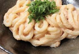 うどん バター 生クリーム の レシピ