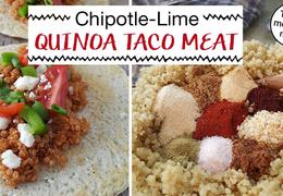 Chipotle-Lime Quinoa Taco Meat (THM:E meatless meal!)