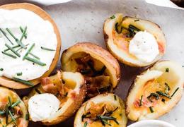 Crispy Baked Potato Skins
