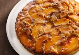 Caramelized Peach Upside-Down Coffee Cake