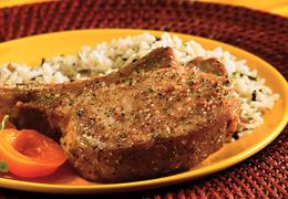 Garlic Pepper Pork Chops