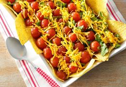 Patriotic Taco Salad