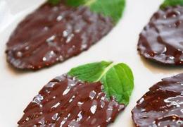 Chocolate Mint Leaves