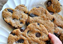 Vegan Brown Butter Salted Chocolate Chip Cookie Bars