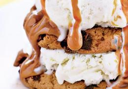 Chocolate-chip cookie sandwiches
