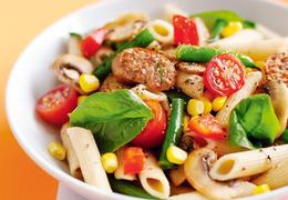 Sausage pasta salad