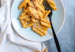 Pumpkin Pasta Sauce with Penne