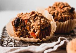 Carrot Cake Muffins (vegan & gluten-free)