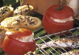 Grilled Stuffed Tomatoes