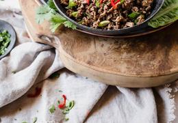 Keto Spicy Beef Lettuce Wraps