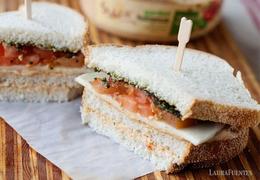 Hummus Veggie Club Sandwich