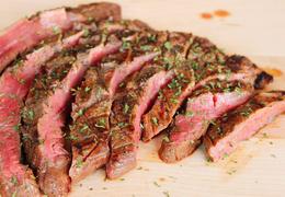 California Style Garlic Pepper Steak