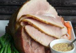 Brown Sugar and Balsamic Glazed Ham