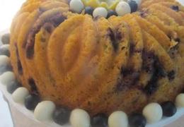 Easy Sugar Free Blueberry Bundt Cake