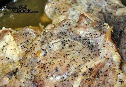 Crock Pot Lemon Pepper Pork Chops