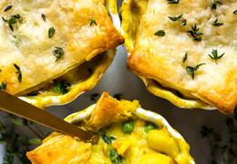 Instant Pot Mini Chicken Curry Pot Pies
