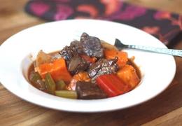 Beef Stew with Sweet Root Vegetables