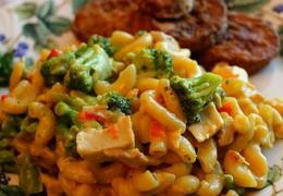 broccoli chicken mac and cheese