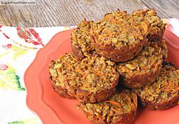 Carrot Cake Baked Oatmeal Cups {Gluten, Dairy & Nut Free}