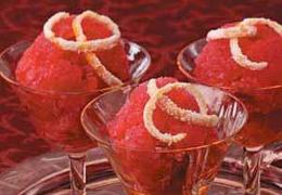 Tangerine Cranberry Sorbet
