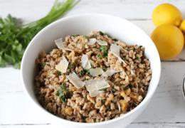 Simple farro salad