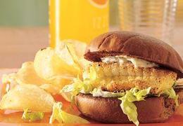 Lemon-Pepper Fish Fillet Sandwiches