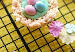 Rice Krispie Nests