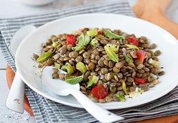Lentil and Tomato Salad with Mint