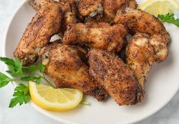 Air Fryer Lemon Pepper Chicken Wings (Whole30 Paleo Keto)