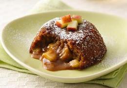 Molten Caramel-Apple Cakes Recipe