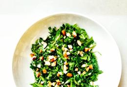 Shaved Mustard Green Salad