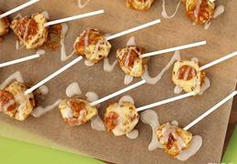Caramel Apple Cinnamon Roll Bites