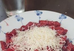 Pasta, Sinihomejuusto & Valkosipuli Resepti