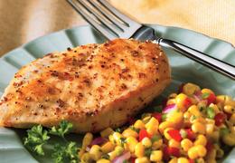 Garlic Pepper Skillet Chicken
