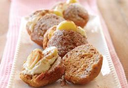 Banana and coffee buns