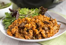 Ratatouille risotto