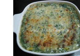 Baked Spinach & Corn