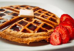 Pumpkin Protein Waffles {Freezer Meal}