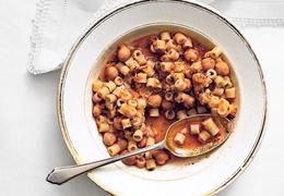 Ditalini with Chickpeas and Garlic-Rosemary Oil