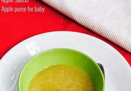 Apple Sauce for Babies | How to make Apple puree for babies | Baby Food