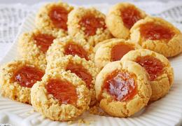 Aged Cheddar Thumbprint Cookies