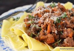 Lamb Ragu with Papardelle