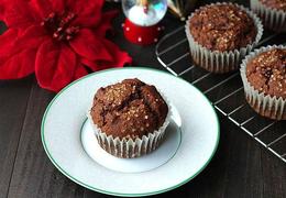 Gingerbread Chocolate Chip Muffins (Vegan + GF)