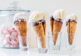 Naan Baked Ice Cream Cones